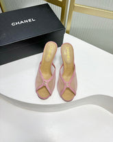 HIGH HEEL PEEP TOE IN LIGHT PINK BREATHABLE MESH